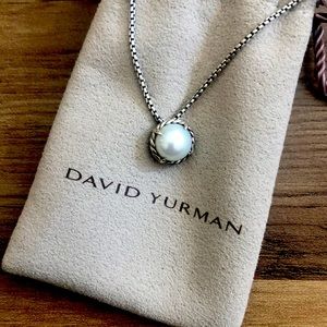 David Yurman Châtelaine 16” Pearl Necklace